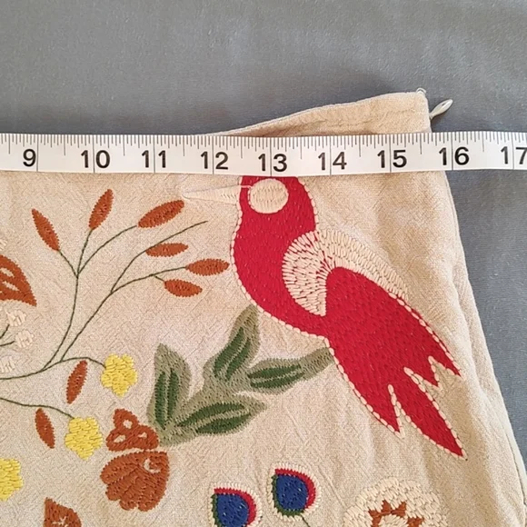 Women’s Umgee Tan Embroidered Fully Lined Mini Skirt /Size M - Picture 6 of 11